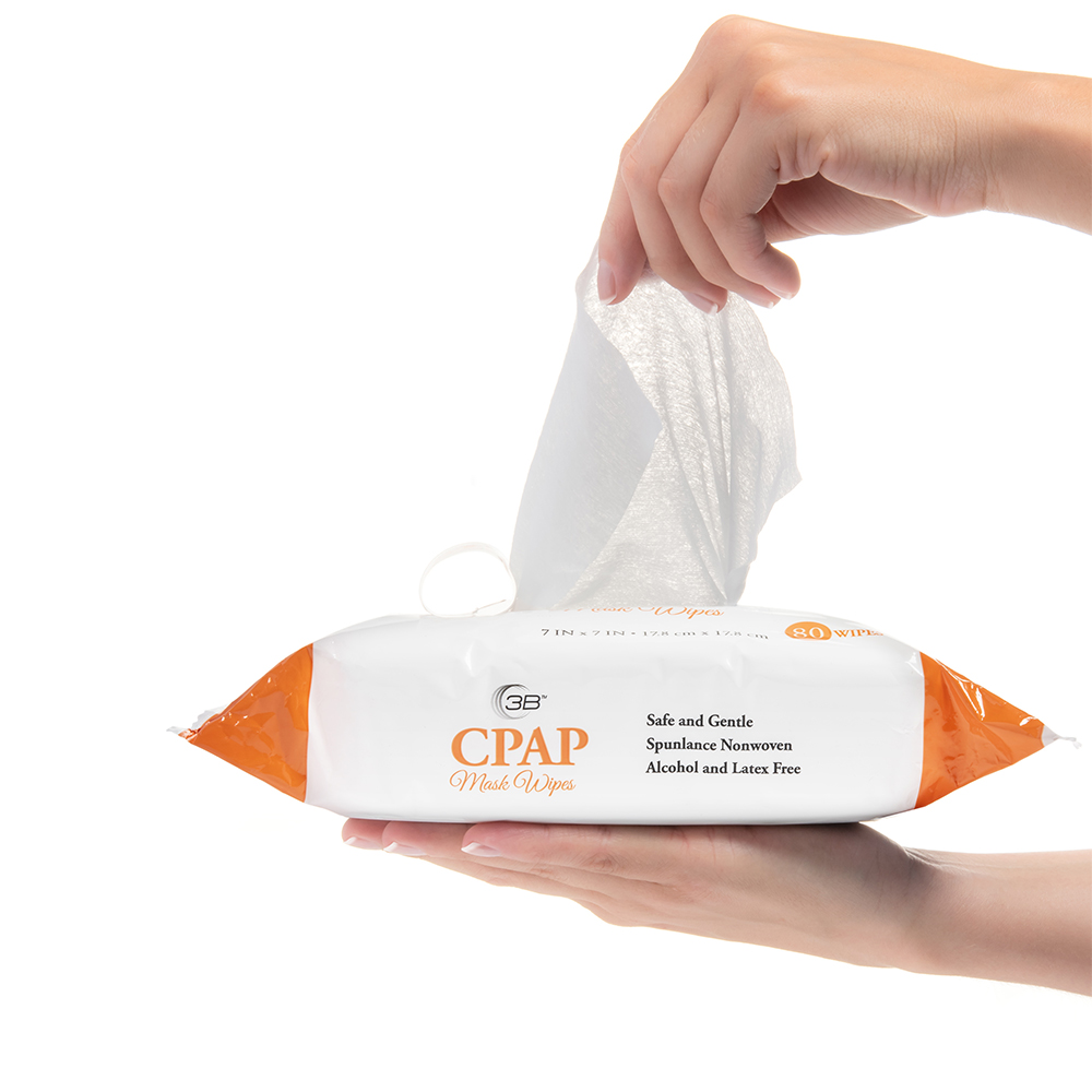 3B CPAP Mask Wipes, Citrus 80 wipes per pack WC100